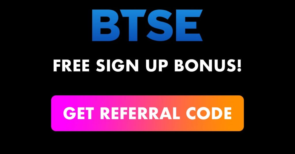 BTSE Referral Code 1 btse sign up bonus